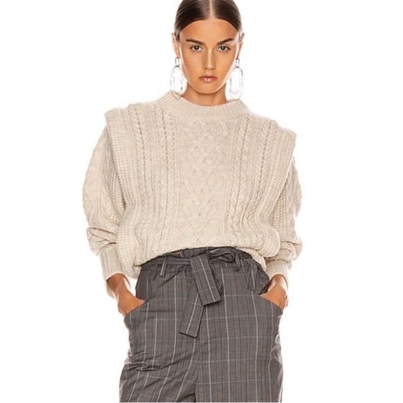 Isabel Marant Etoile 100% wool Cable Knit Sweater - Picture 1 of 9